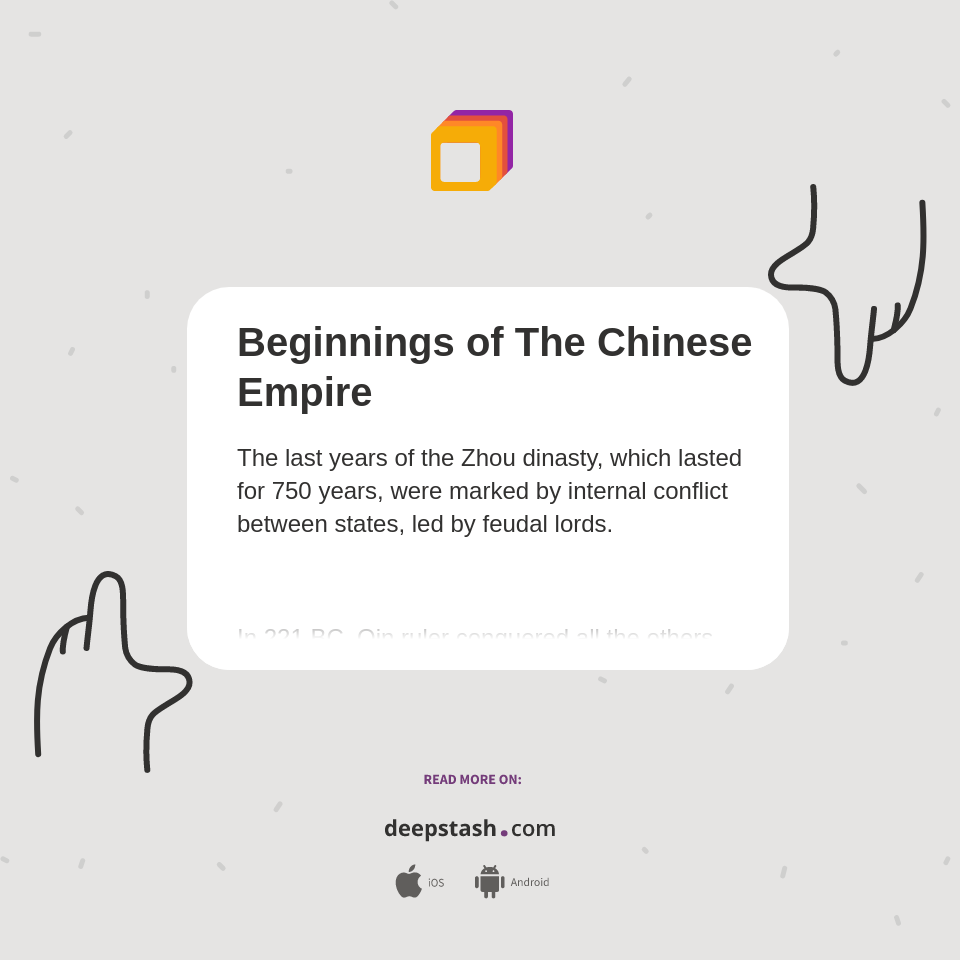 Beginnings Of The Chinese Empire Deepstash beginnings-of-the-chinese-empire-deepstash