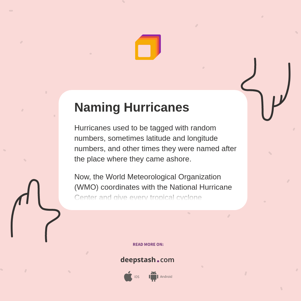 Naming Hurricanes - Deepstash