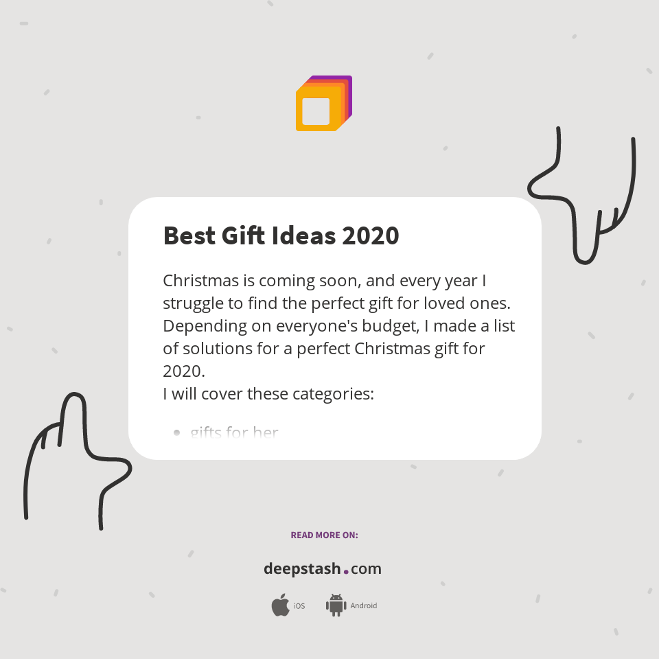 Best Gift Ideas 2020 Deepstash