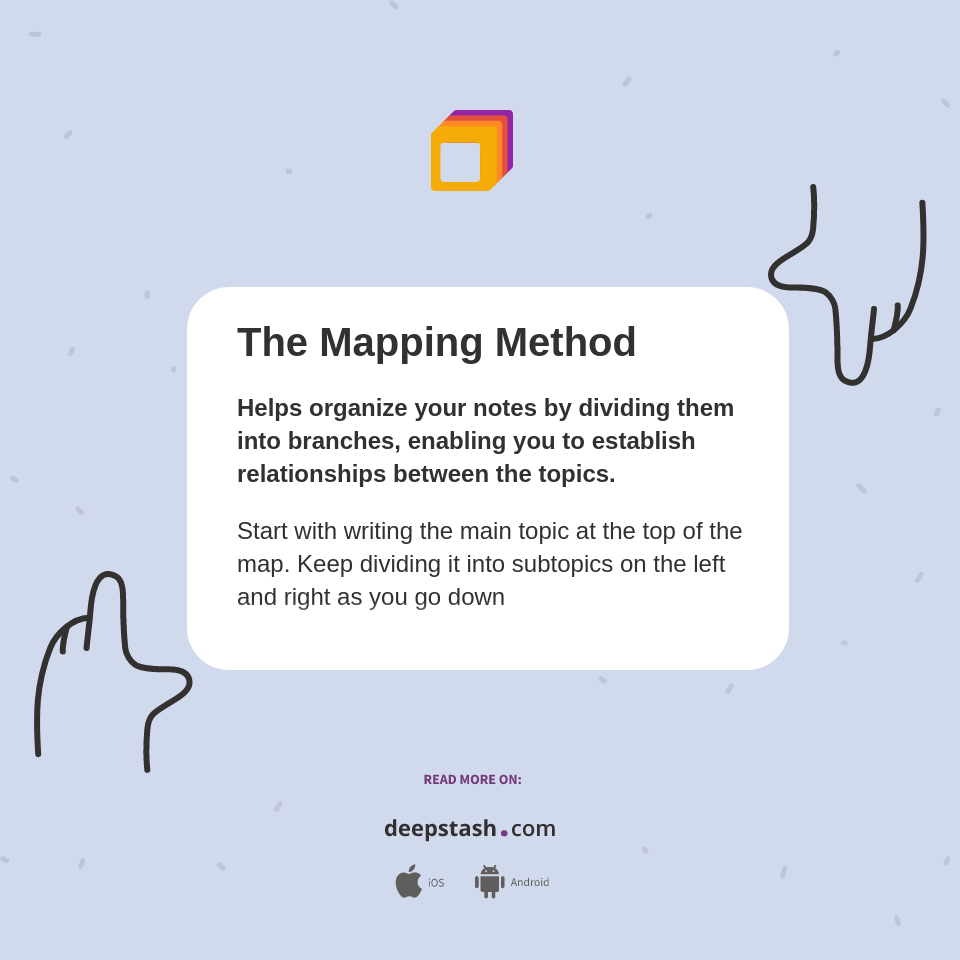The Mapping Method - Deepstash