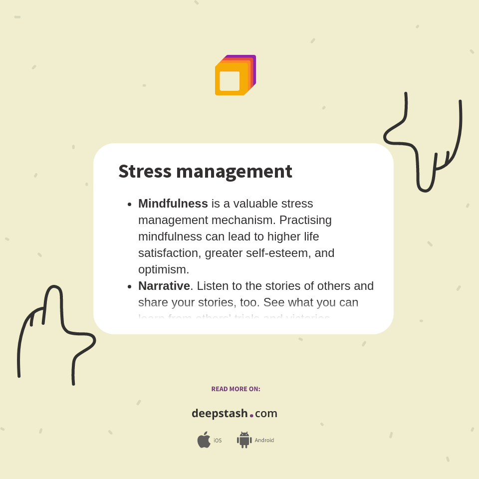 Stress Management Deepstash