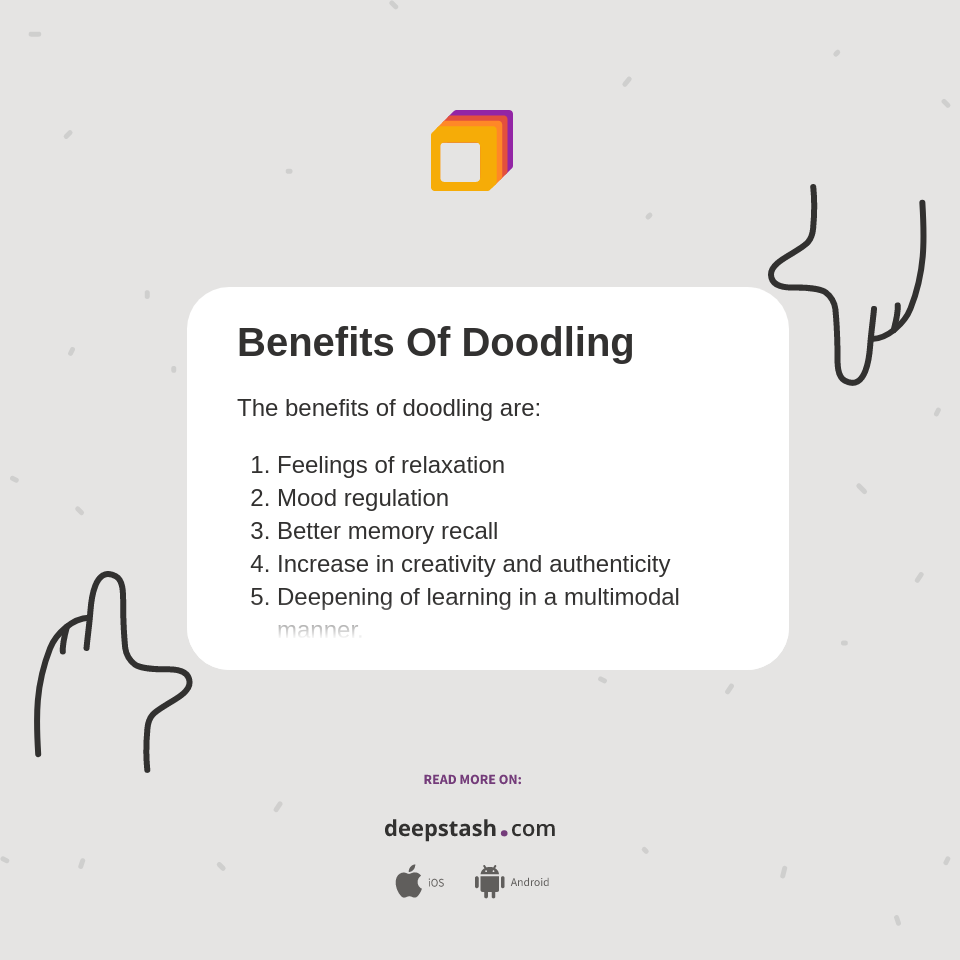 Benefits Of Doodling Deepstash