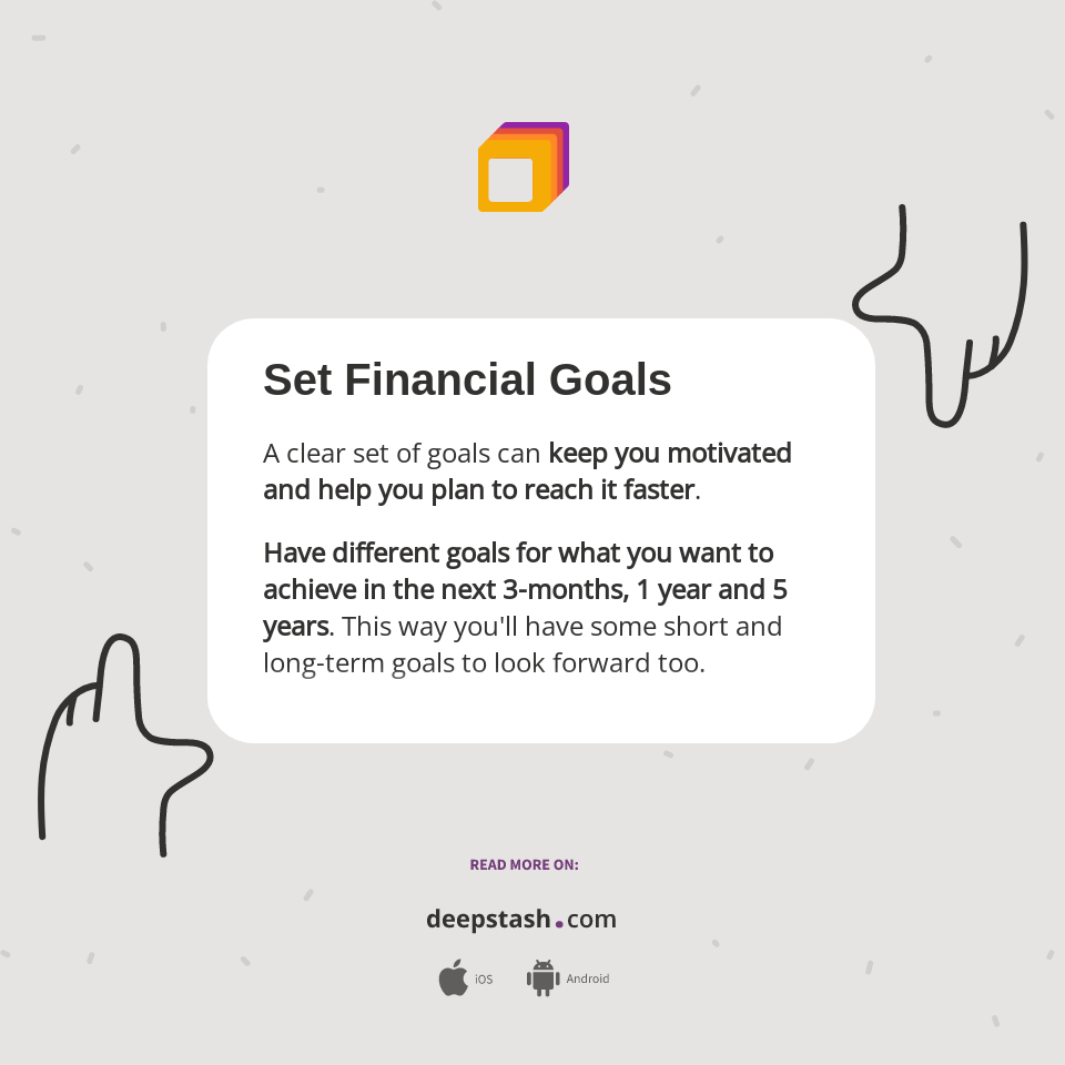 Set Financial Goals - Deepstash