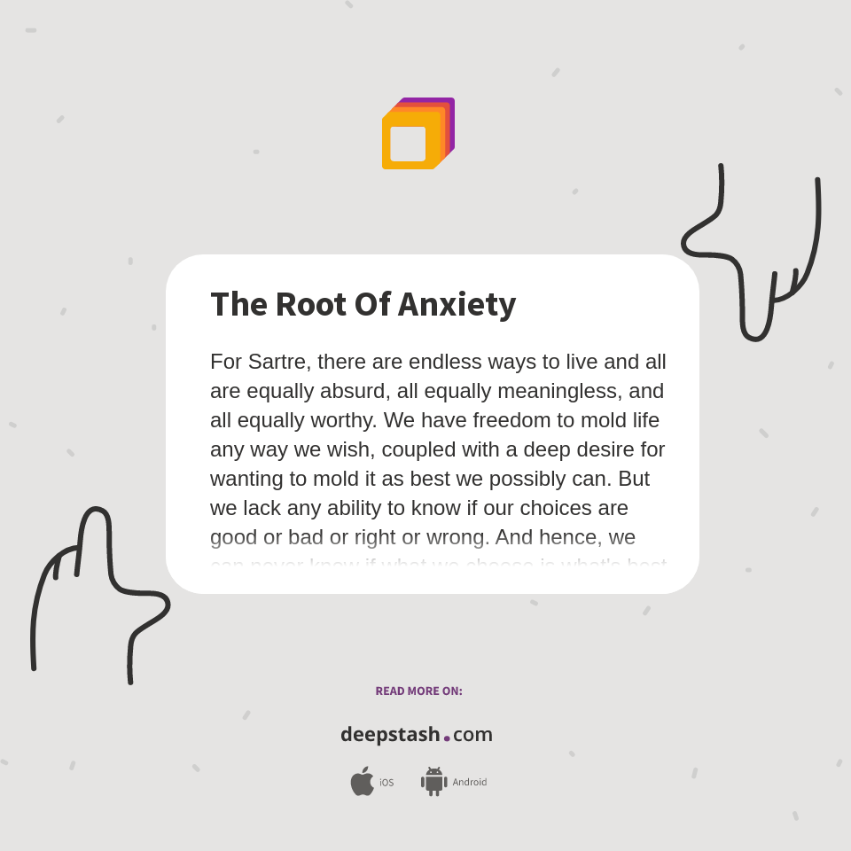 The Root Of Anxiety Deepstash The root of anxiety deepstash