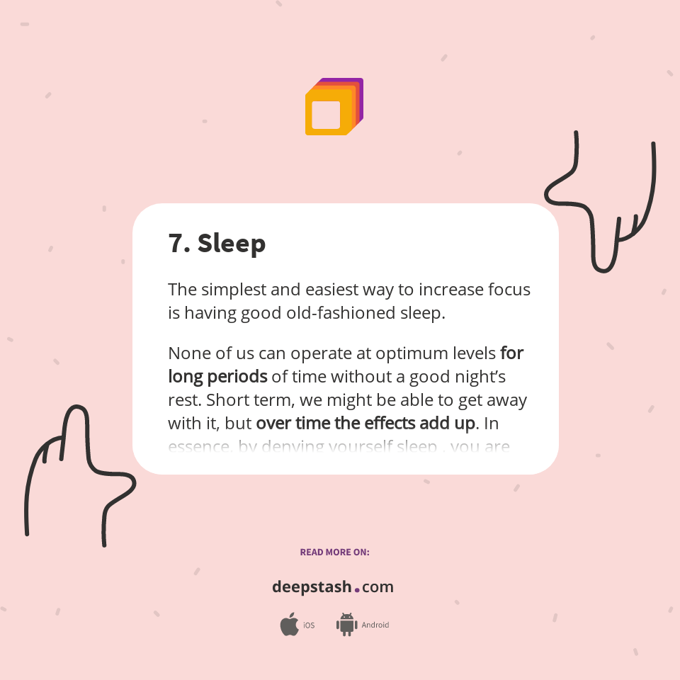 7. Sleep - Deepstash