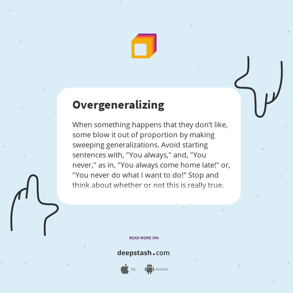 Overgeneralizing Deepstash