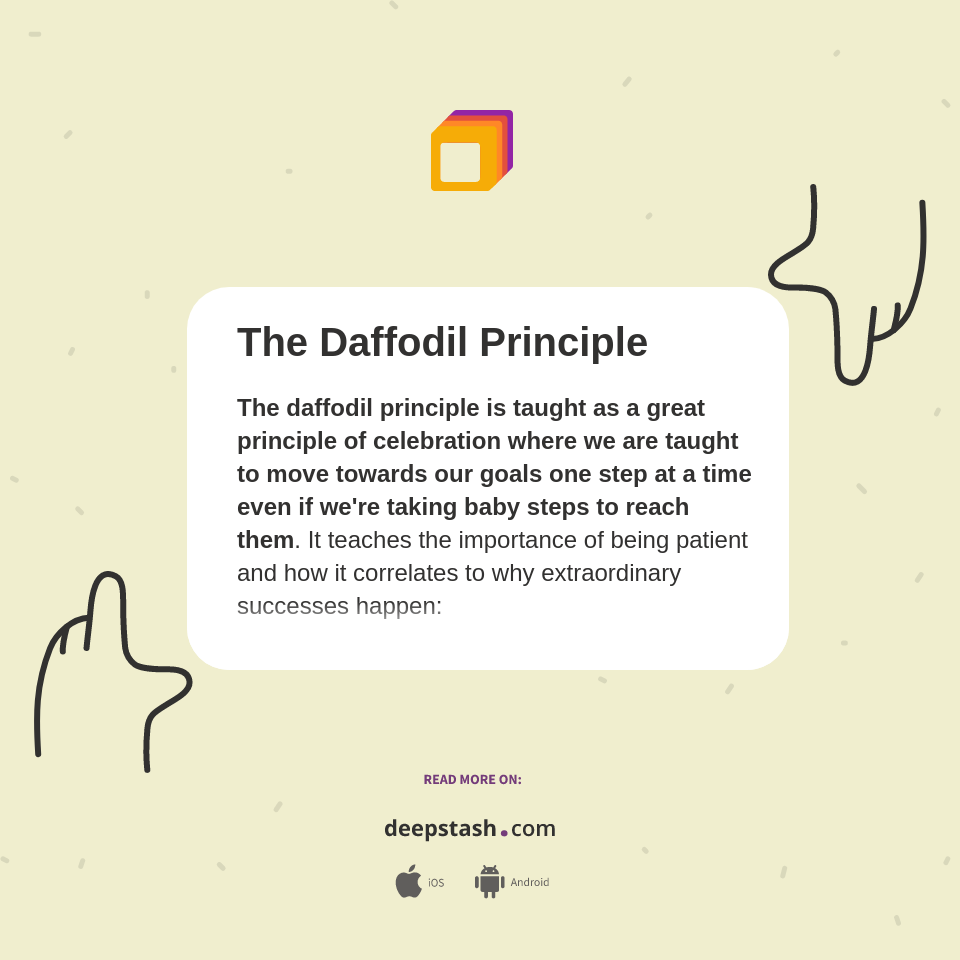 The Daffodil Principle Deepstash