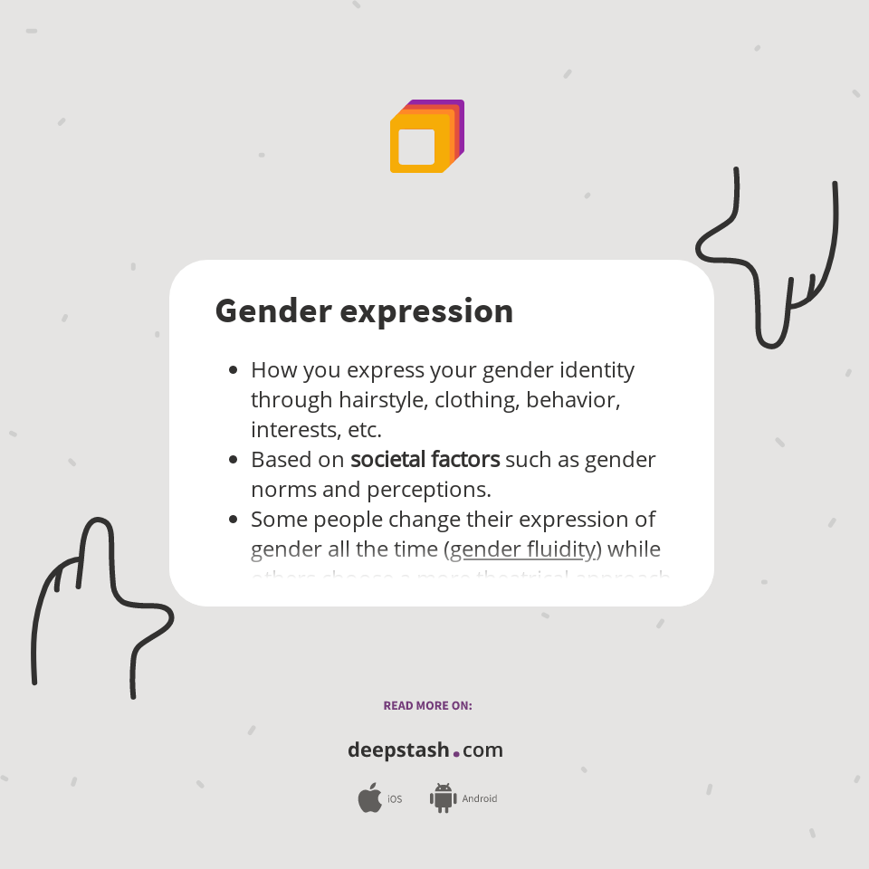 Gender expression Deepstash