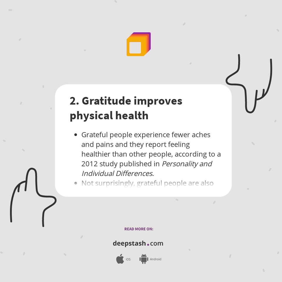 The Role of Gratitude in Physical Health - Featured Image