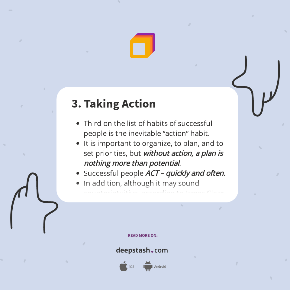 3. Taking Action - Deepstash