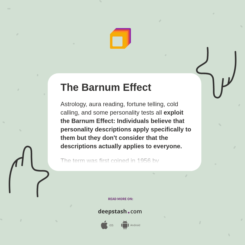 The Barnum Effect Deepstash