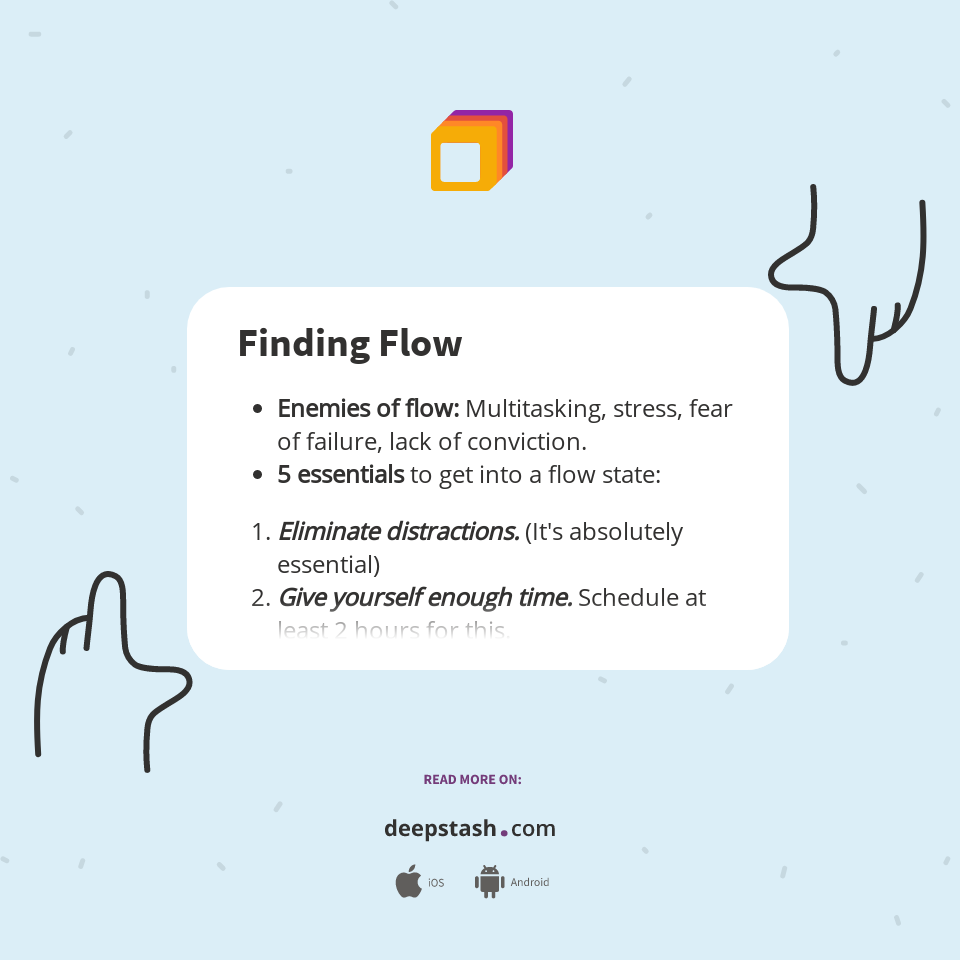 Finding Flow Deepstash