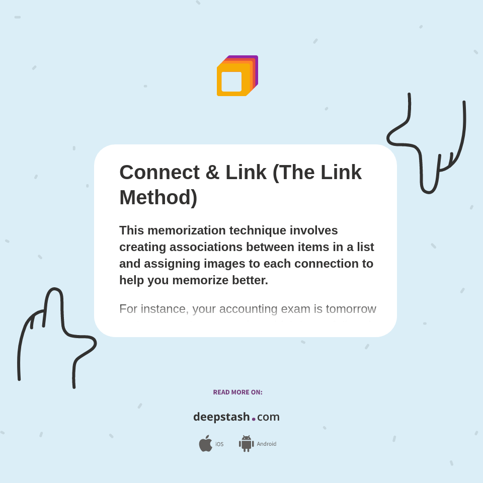 Connect Link The Link Method Deepstash Connect Link The Link Method Deepstash