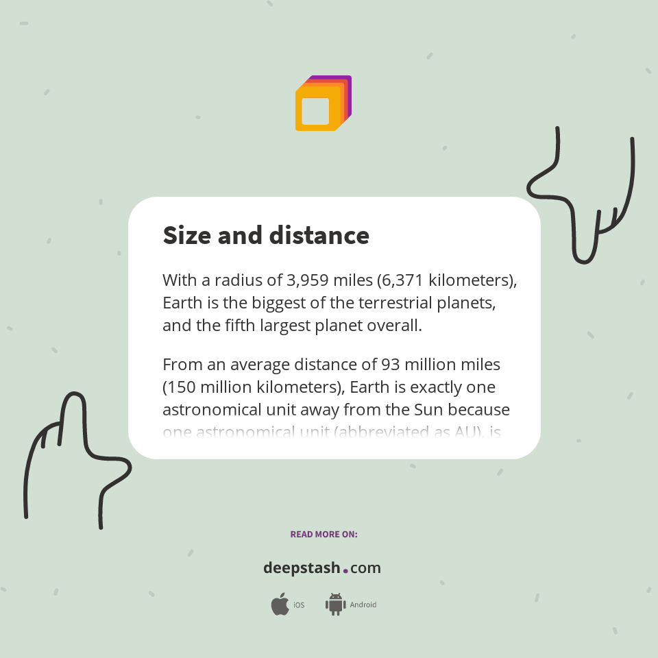 Size and distance - Deepstash