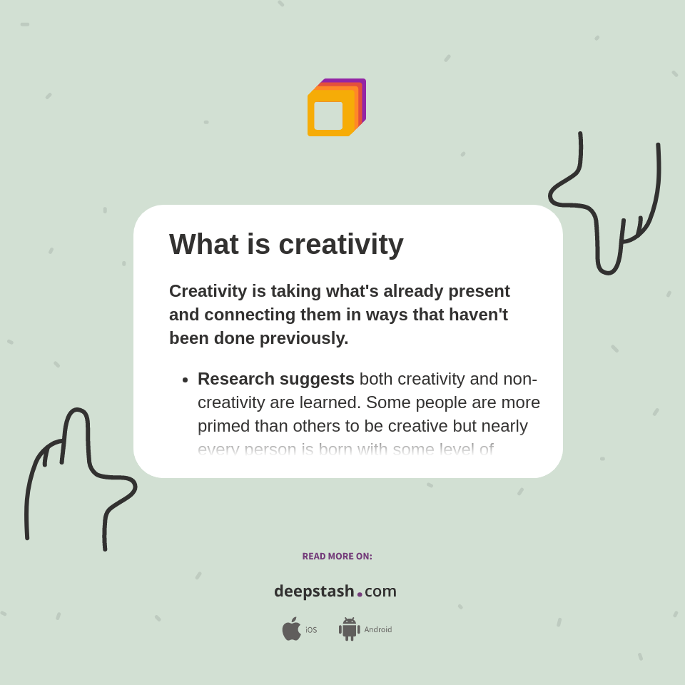 What Is Creativity Deepstash