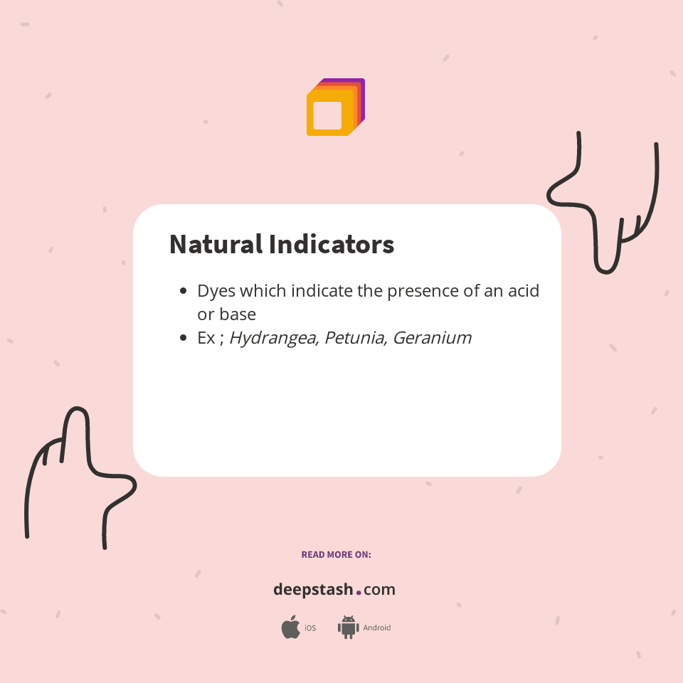 Natural Indicators Deepstash
