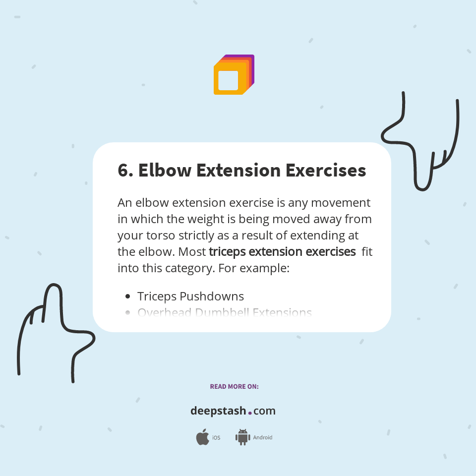 6. Elbow Extension Exercises Deepstash