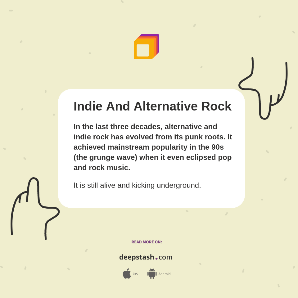Indie And Alternative Rock Deepstash