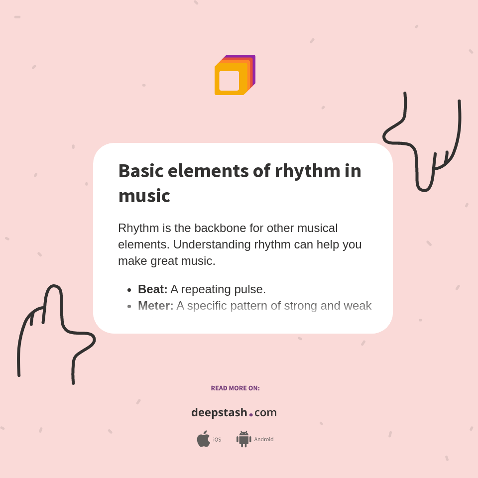 Basic elements of rhythm in music Deepstash
