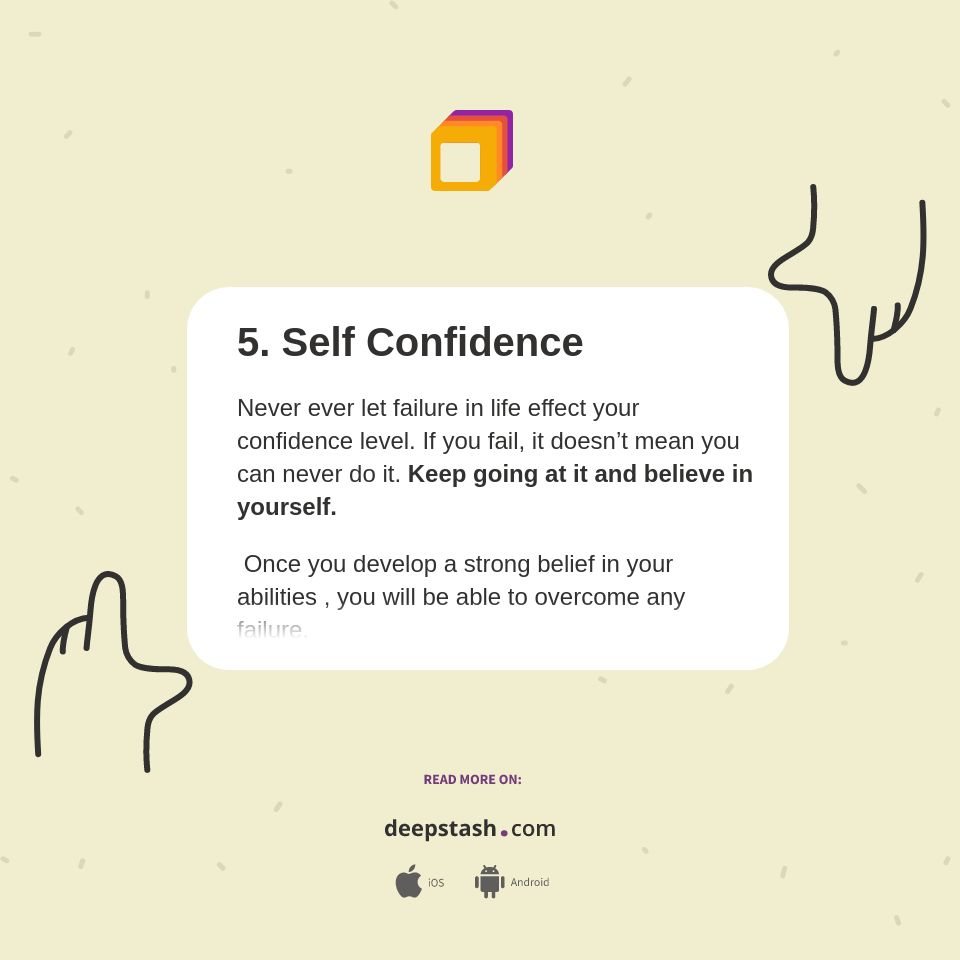 5 Self Confidence Deepstash